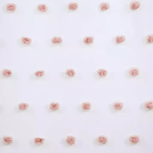 Kirklands Home Curtains & Drapes|Sophie Blush Pom Pom Curtain Panel, 84 in.