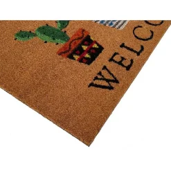Kirklands Home Doormats|Southwestern Cactus Coir Doormat