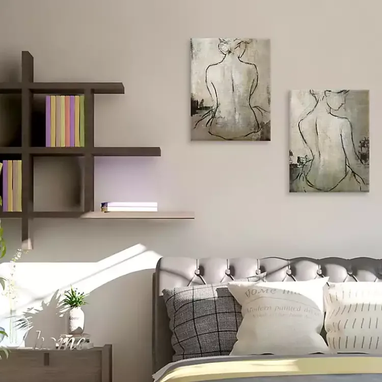 Kirklands Home Canvas Art|Spa Day Canvas Art Prints, Set of 2 Tan