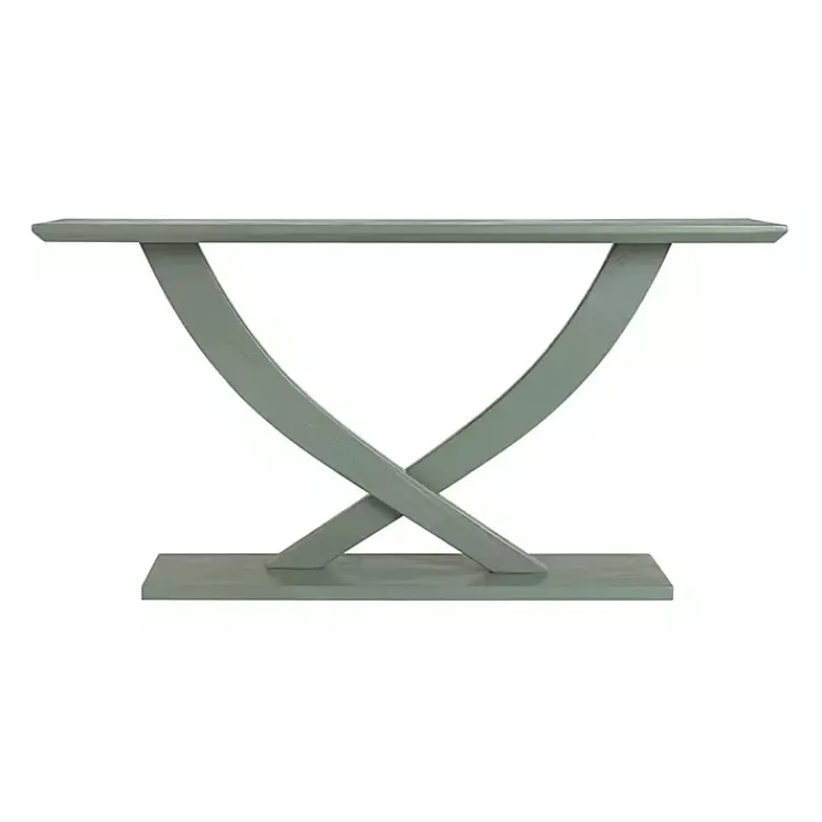Kirklands Home Console Tables|Spanish Moss Ramus Console Table Green