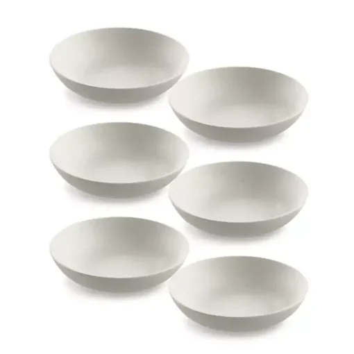 Kirklands Home Dinnerware|Speckled Beige Wheat Dinner Bowls, Set of 6 Ivory