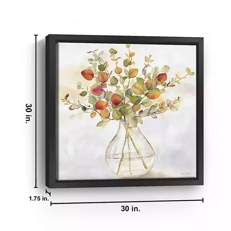 Kirklands Home Canvas Art|Spice Eucalyptus Framed Canvas Print, 30x30 in.
