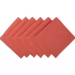 Kirklands Home Table Linens|Spice Napkins, Set of 6 Orange