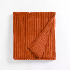 Discount Spice Velvet Corduroy Throw Blankets & Throws