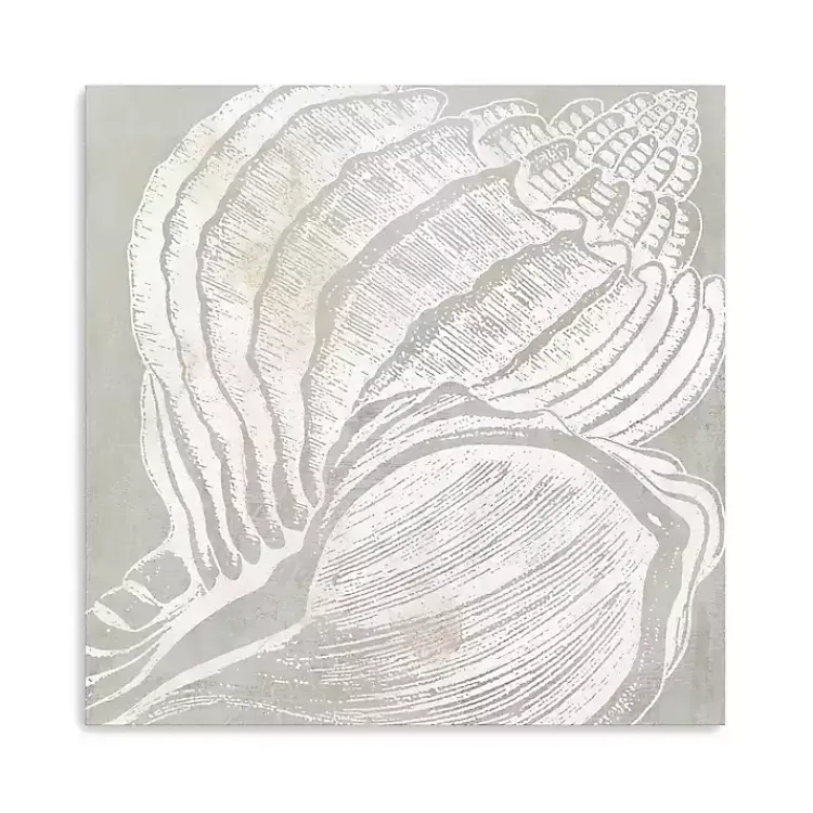 Kirklands Home Canvas Art|Spiral Seashell Close Up Canvas Art Print