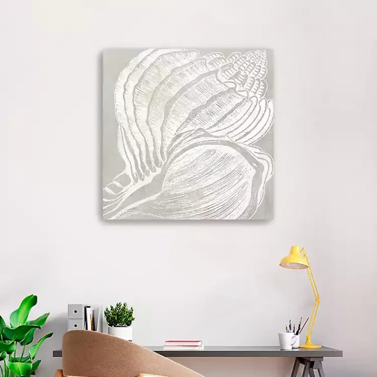 Kirklands Home Canvas Art|Spiral Seashell Close Up Canvas Art Print