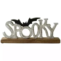 Online Spooky Bat Wooden Halloween Table Decoration Halloween