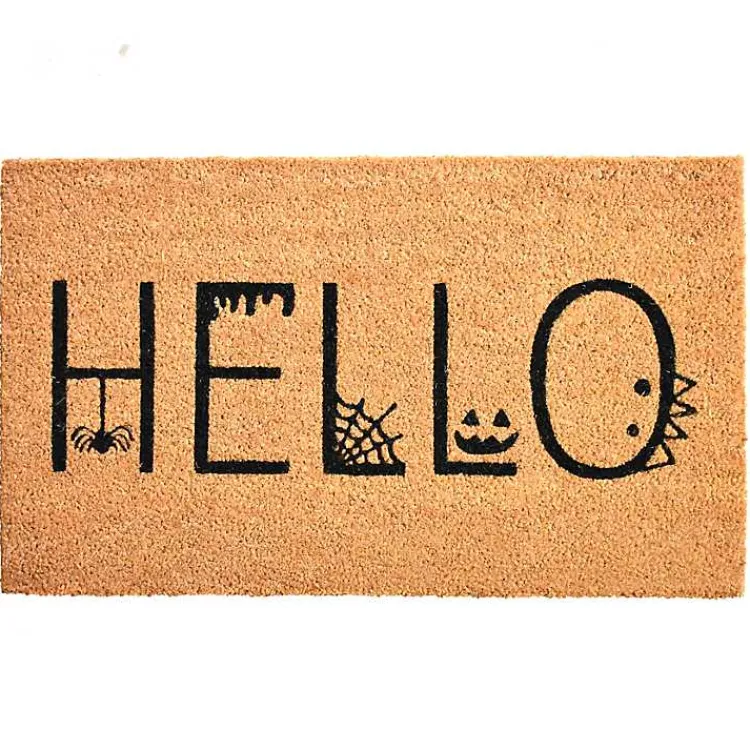 Online Spooky Hello Doormat Halloween
