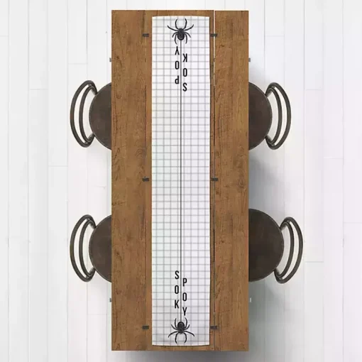 Outlet Spooky Spider Table Runner, 72 in. Halloween