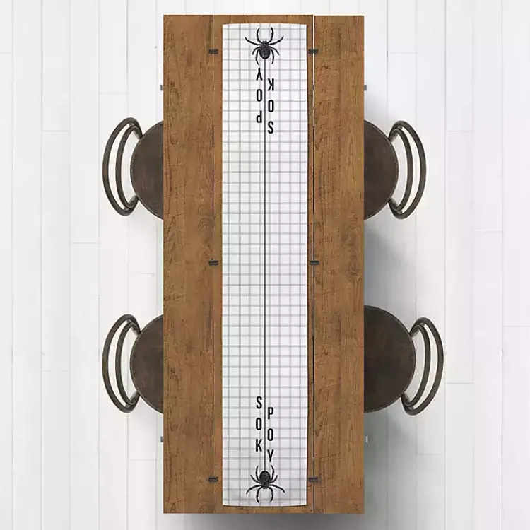 Outlet Spooky Spider Table Runner, 72 in. Halloween