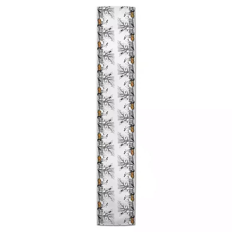Sale Spooky Tree Border Halloween Table Runner, 72 in. Halloween