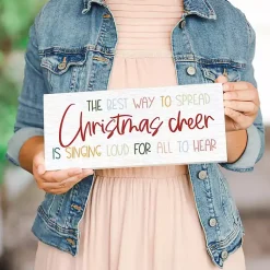 Discount Spread Christmas Cheer Wall Plaque Christmas Art & Wall Decor