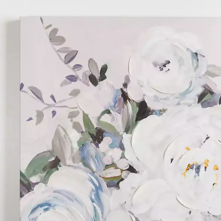 Kirklands Home Canvas Art|Spring Blue Floral Bouquet Canvas Art Print