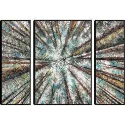 Kirklands Home Canvas Art|Spring Heights Framed Canvas Art Prints, Set of 3 Multi