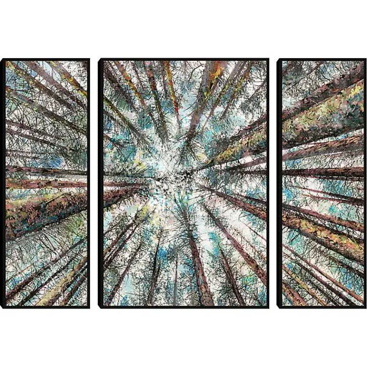 Kirklands Home Canvas Art|Spring Heights Framed Canvas Art Prints, Set of 3 Multi