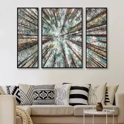 Kirklands Home Canvas Art|Spring Heights Framed Canvas Art Prints, Set of 3 Multi