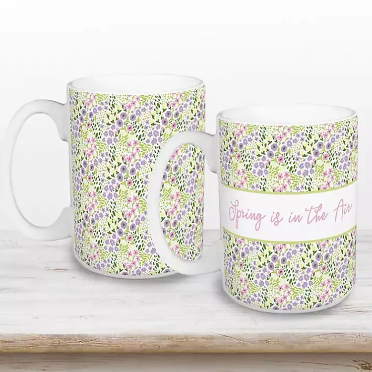 Discount Spring is in the Air Mugs, Set of 2 Easter Decorations