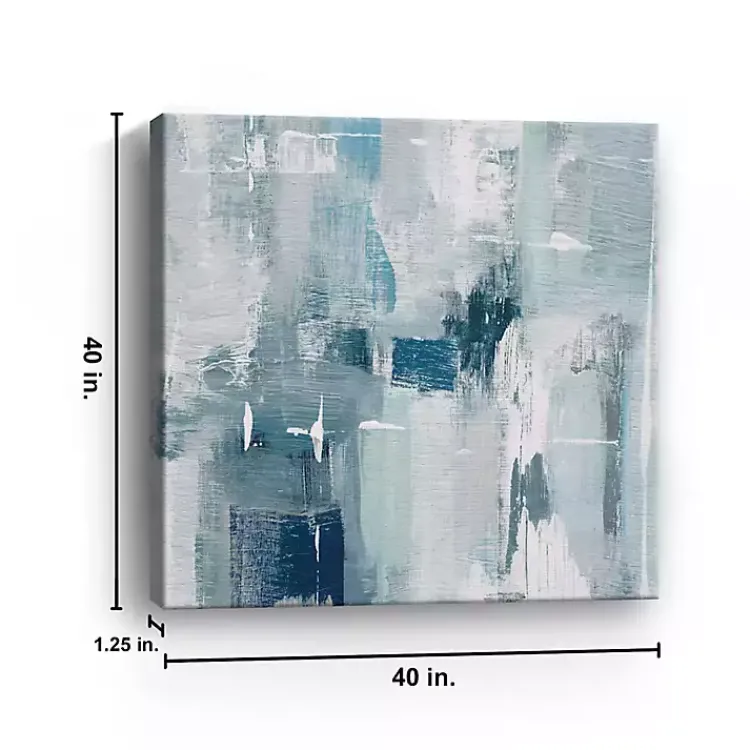 Kirklands Home Canvas Art|Spring Mountain Blues Canvas Art Print, 40x40 in.