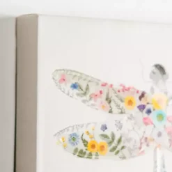 Kirklands Home Canvas Art|Springtime Bugs Canvas Art Prints, Set of 2