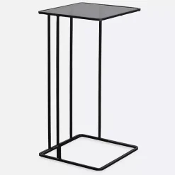 Kirklands Home Accent & End Tables|Square Camus Accent Table Black