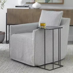 Kirklands Home Accent & End Tables|Square Camus Accent Table Black