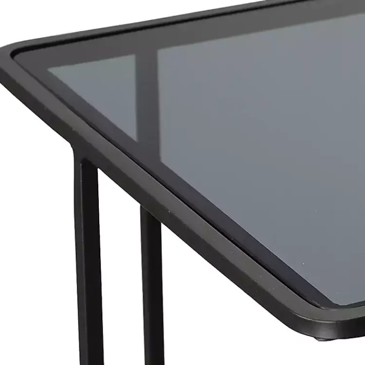 Kirklands Home Accent & End Tables|Square Camus Accent Table Black