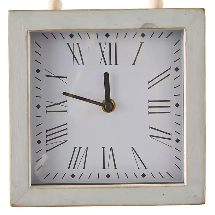 Kirklands Home Clocks|Square Wood Beaded Wall Clocks, Set of 3