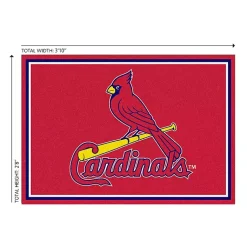Kirklands Home Area Rugs|St. Louis Cardinals Spirit Rug, 3x4 Red