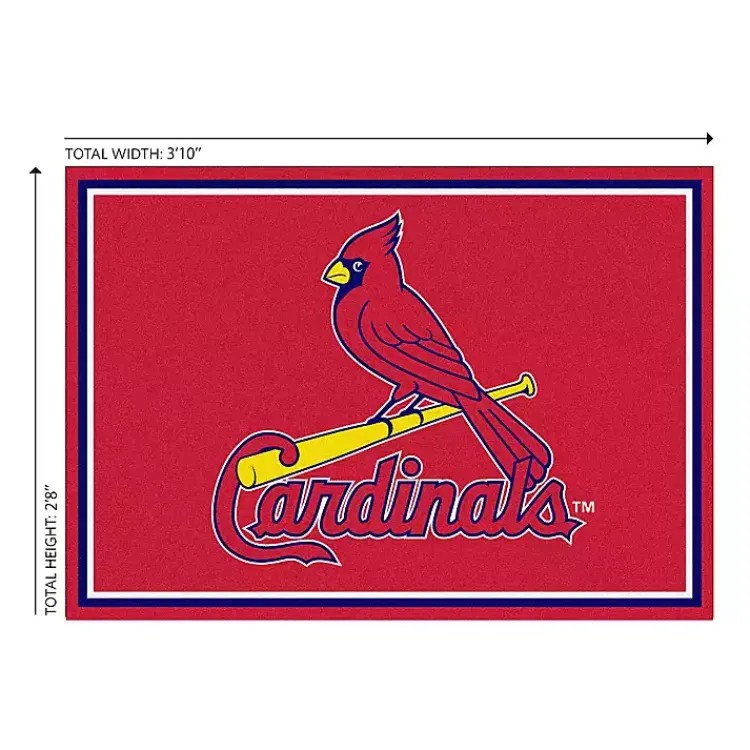 Kirklands Home Area Rugs|St. Louis Cardinals Spirit Rug, 3x4 Red