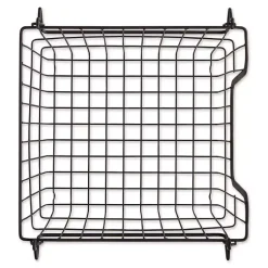 Kirklands Home Kitchen Storage|Stackable Wire Kitchen Basket, 8 in. Black