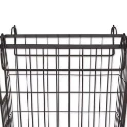Kirklands Home Kitchen Storage|Stackable Wire Kitchen Basket, 8 in. Black