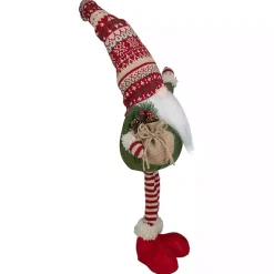 Outlet Standing Bearded Gnome Christmas Figurine Christmas Decorations