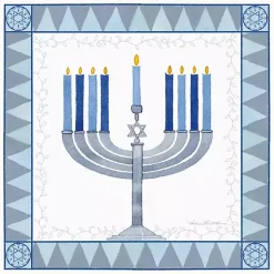Discount Star of David Menorah Hanukkah Wall Art Hanukkah Decorations