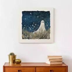 Hot Stargazing Ghost Canvas Art Print Halloween
