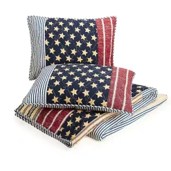 Kirklands Home Quilts|Stars and Striped Patch 2-pc. Twin Quilt Set