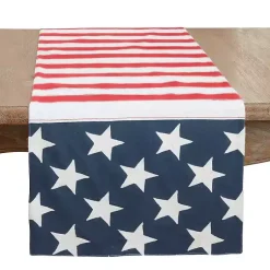 Kirklands Home Table Linens|Stars and Stripes Patriotic Table Runner