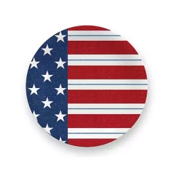 Kirklands Home Outdoor Dining|Stars and Stripes 4-pc. Melamine Appetizer Plates