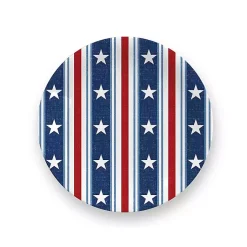 Kirklands Home Outdoor Dining|Stars and Stripes 4-pc. Melamine Appetizer Plates