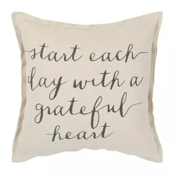 Discount Start Each Day With A Grateful Heart Pillow Pillows