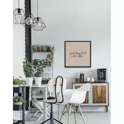 Kirklands Home Wall Quotes & Signs|Start with Coffee Framed Wall Plaque