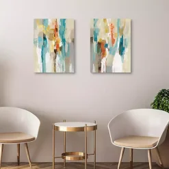 Kirklands Home Canvas Art|Steps on Sand I & II Canvas Art Prints, Set of 2 Multi