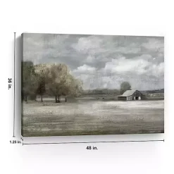 Kirklands Home Canvas Art|Still Country Quiet Canvas Art Print, 48x36 in. Gray