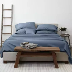 Kirklands Home Bed Sheets|Stone 6-pc. Queen Sheet Set Blue