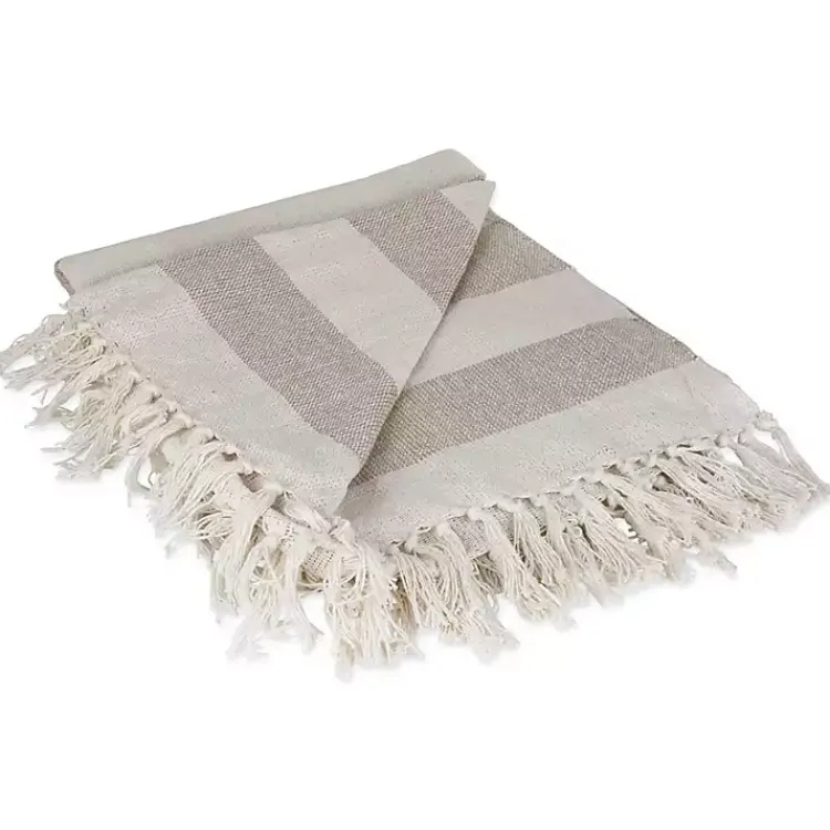 Sale Stone Cabana Stripe Throw Blankets & Throws