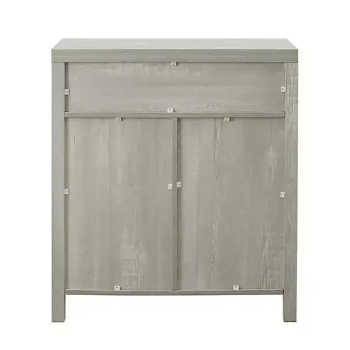 Kirklands Home Cabinets & Sideboards|Stone Rustic Barndoor Cabinet Gray