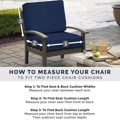 Kirklands Home Outdoor Cushions & Pillows|Stone Stripe Luxe Outdoor Dining Chair Cushion Gray