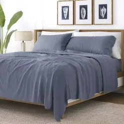 Kirklands Home Bed Sheets|Stone Ultra Soft 3-pc. Twin Sheet Set Gray