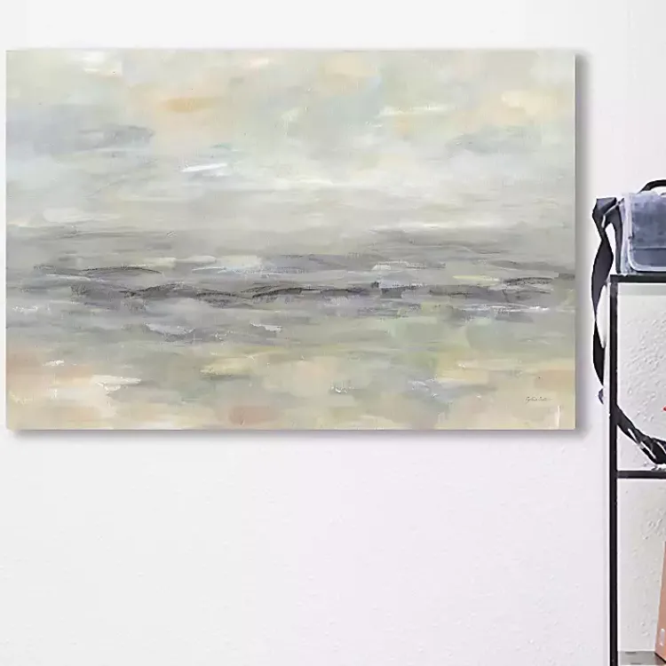 Kirklands Home Canvas Art|Stormy Gray Landscape Giclee Canvas Art Print