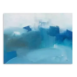 Kirklands Home Canvas Art|Stormy Seas Canvas Art Print Blue