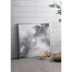 Kirklands Home Canvas Art|Stormy Skies Framed Canvas Art Print Gray